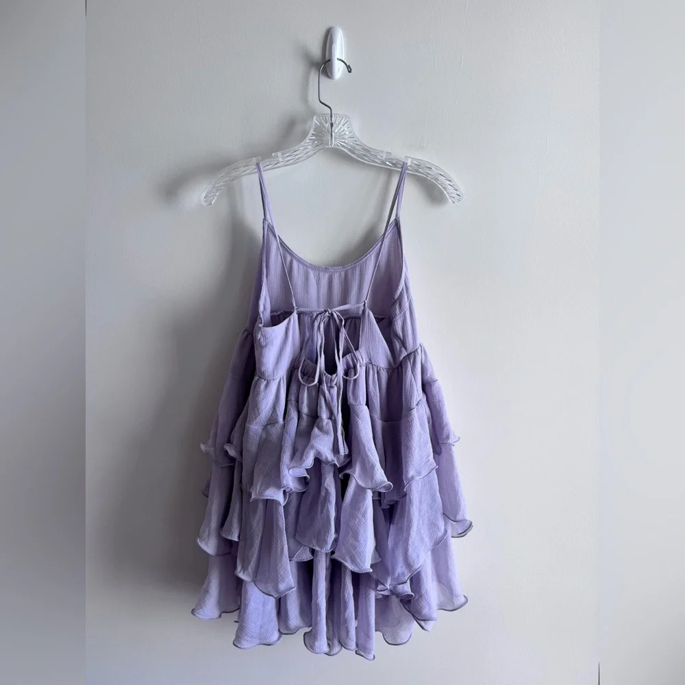 NWOT Free People Intimately Runaway Rockstar Mini Slip Dress